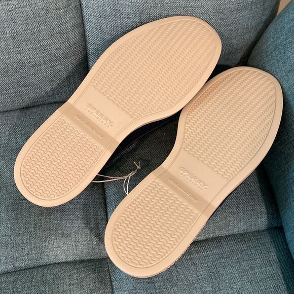 Sperry Authentic Original Float Cozy Boat Shoe Faux Fur Lined Navy Sz Men's 12 - Picture 7 of 9